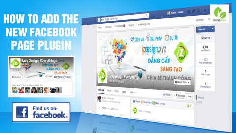 Hướng dẫn chèn facebook fanpage vào Website đơn giản